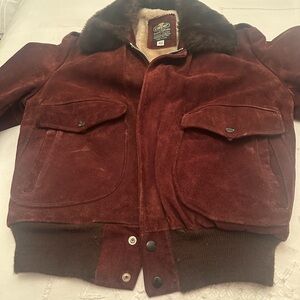 COOPER Bomber Jacket with Fur Collar